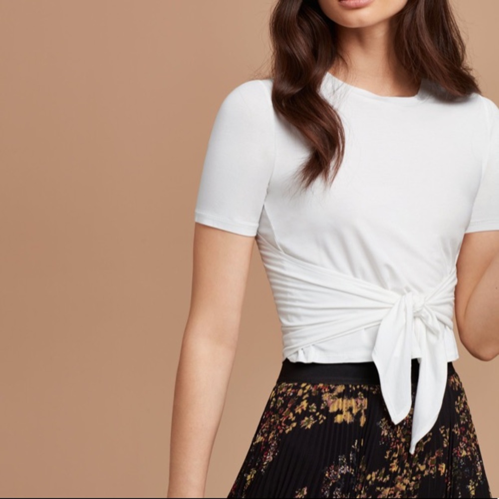 Wilfred cropped tie ange shirt